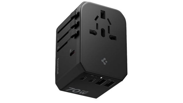Spigen Universal Charger Adapter – Sleek, Smart, and Comes With a Suitcase